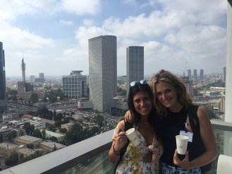 Not a bad view at Google! Jenna and I with our nerdy Google cups