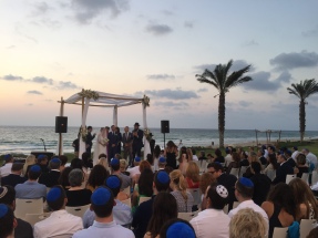 Danit and Adam's wedding in Cesaria
